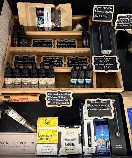 Corner CBD de la boutique HappeSmoke Rosny-sous-Bois